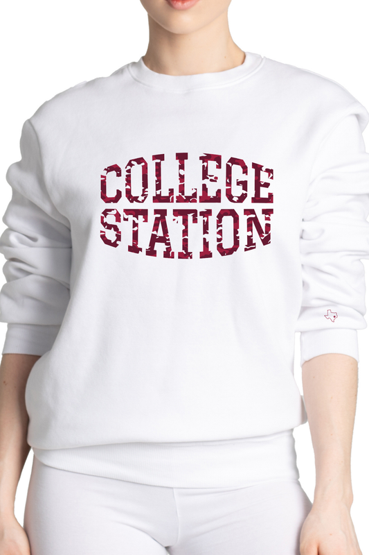 College Station Camo Sweatshirt