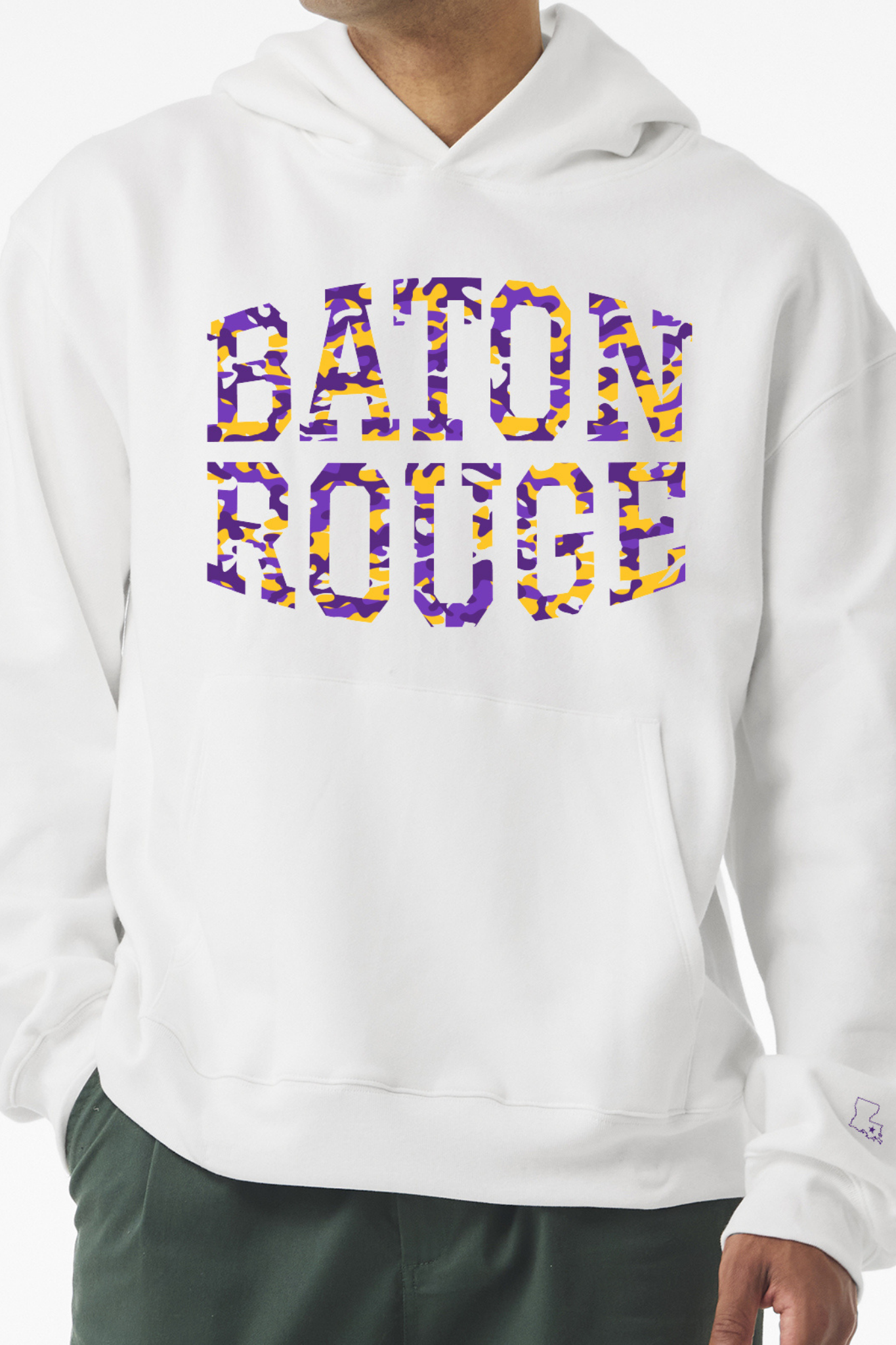 Baton Rouge Camo Hoodie