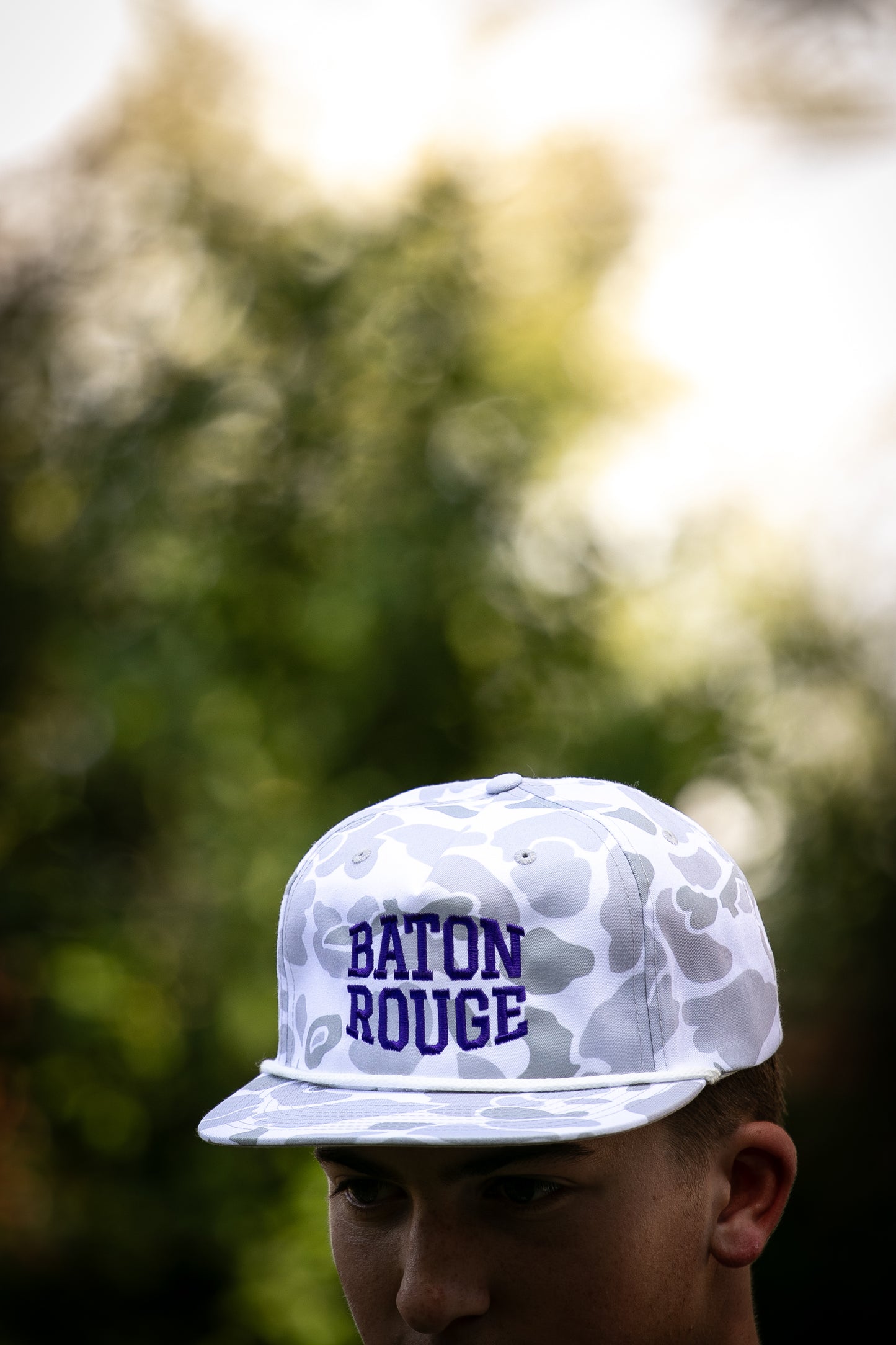 Baton Rouge College Camo Rope Hat