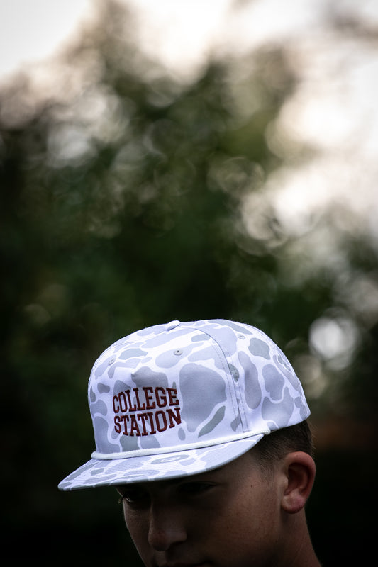 College Station College Camo Rope Hat
