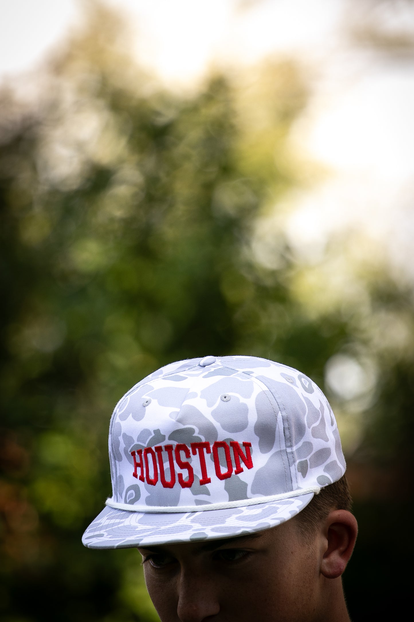 Houston College Camo Rope Hat
